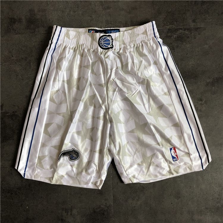 Men NBA Orlando Magic White Shorts 0416->milwaukee bucks->NBA Jersey